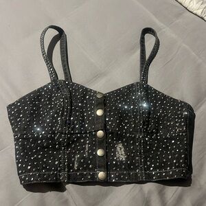 Women’s embellished crop top